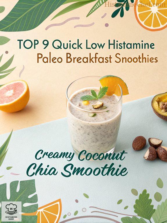 coconut chia smoothie delight