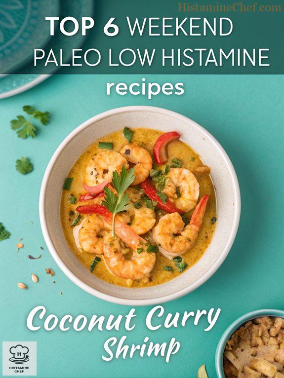 coconut infused shrimp dish