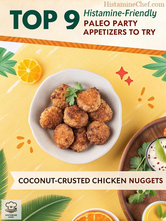 crispy coconut chicken bites