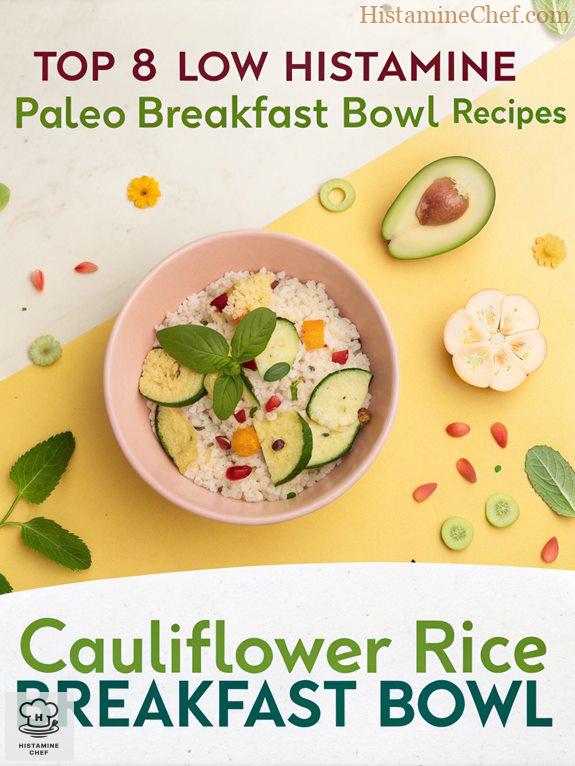 healthy cauliflower rice bowl