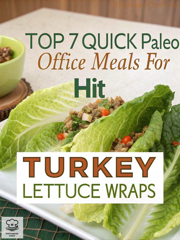 healthy turkey lettuce wraps