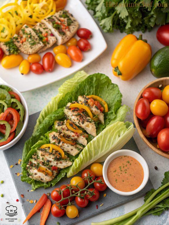 healthy turkey lettuce wraps