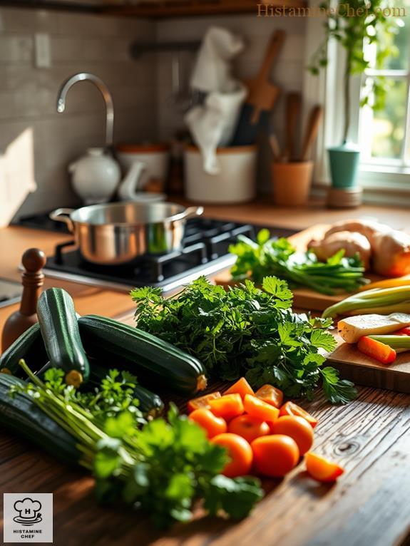 histamine free cooking methods
