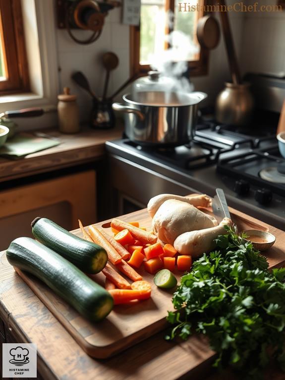 histamine reducing cooking methods