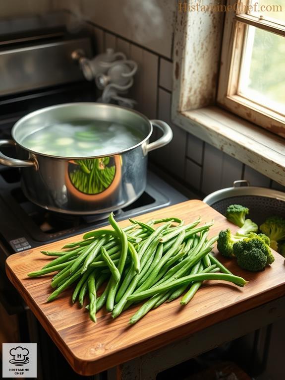 low histamine blanching methods