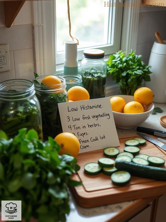 low histamine food guide