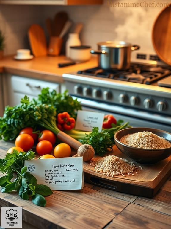 low histamine meal ideas
