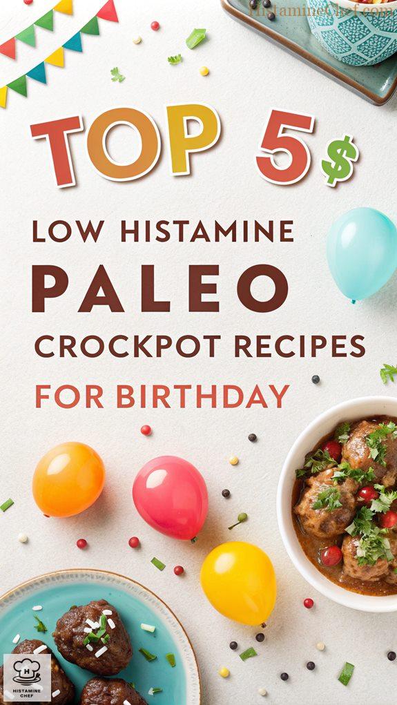 low histamine paleo recipes