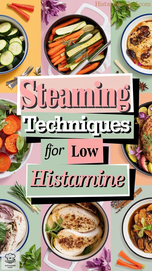 low histamine steaming methods