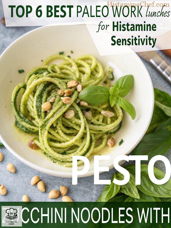 pasta alternative with pesto