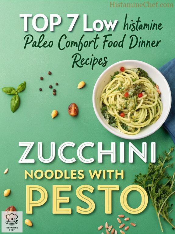 pasta substitute with pesto