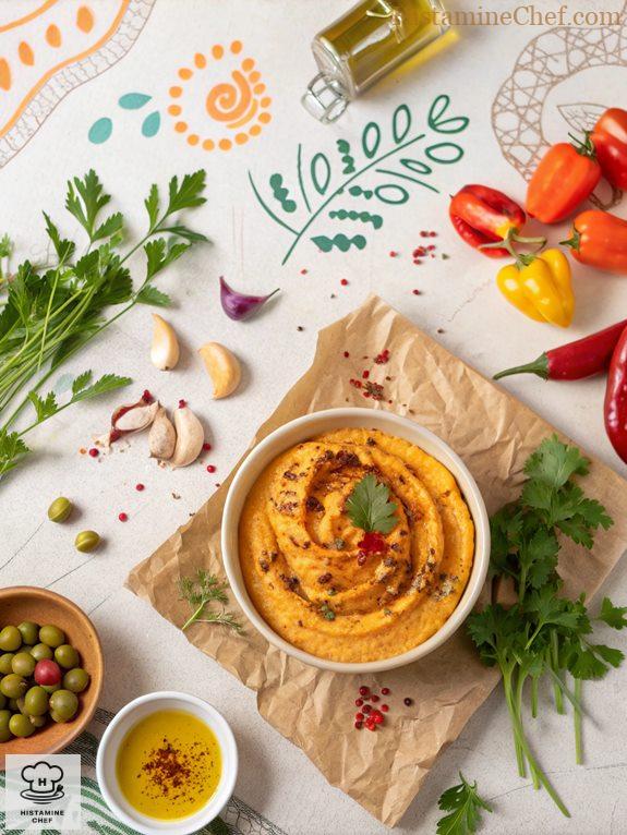 savory sweet potato dip