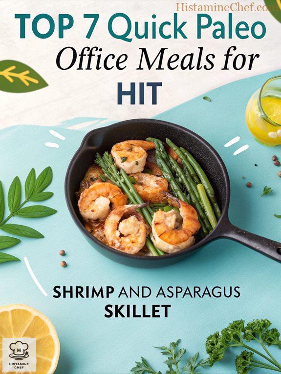 shrimp asparagus skillet recipe