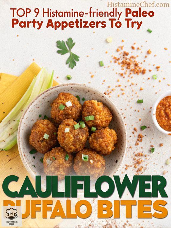 spicy cauliflower snack bites