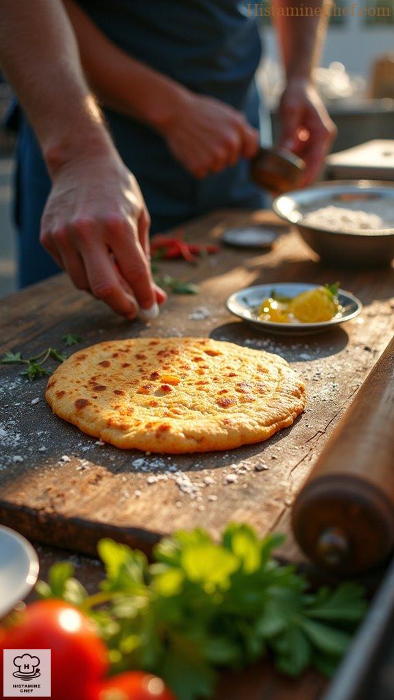 expertly flipped roti canai