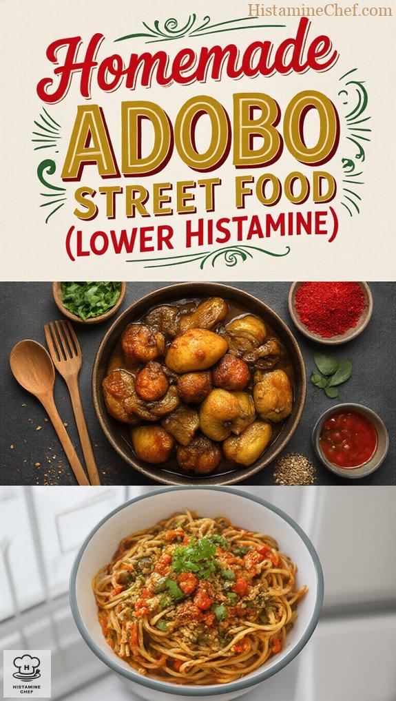 filipino adobo street food