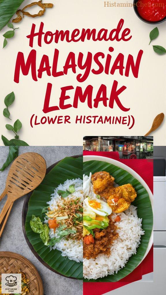 Homemade Malaysian Nasi Lemak (Lower Histamine)