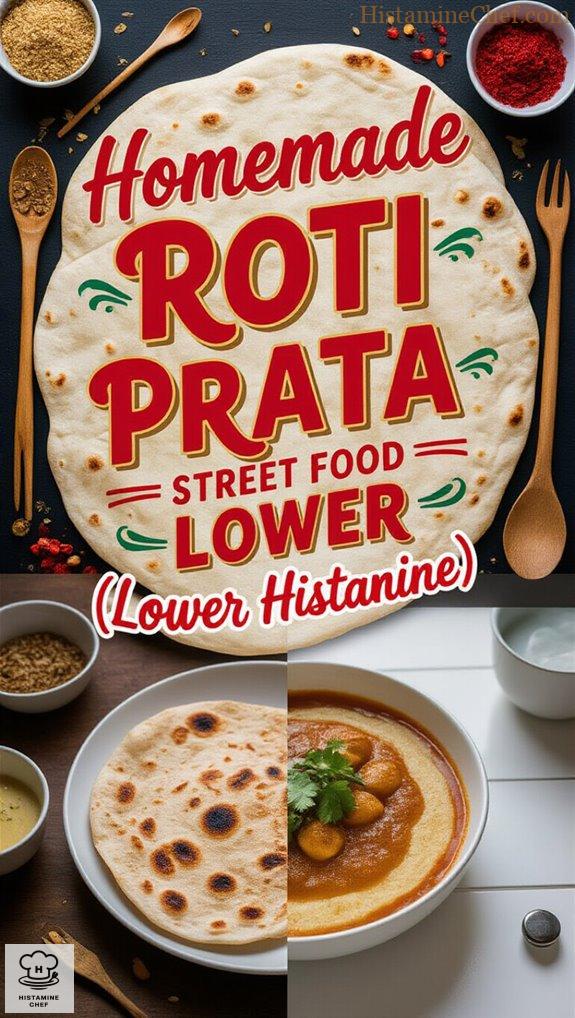 homemade low histamine prata