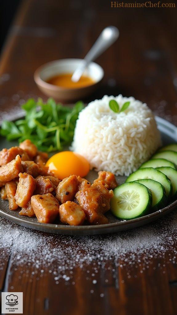 low histamine nasi lemak