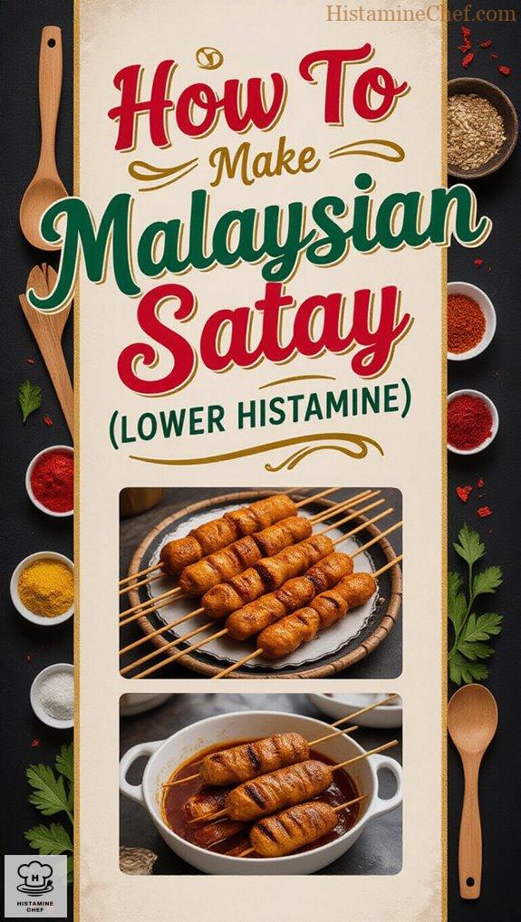 lower histamine satay recipe