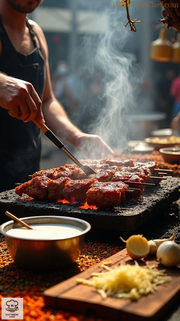 smoky tender street food