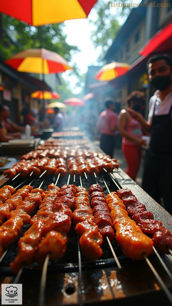 vibrant jakarta street food