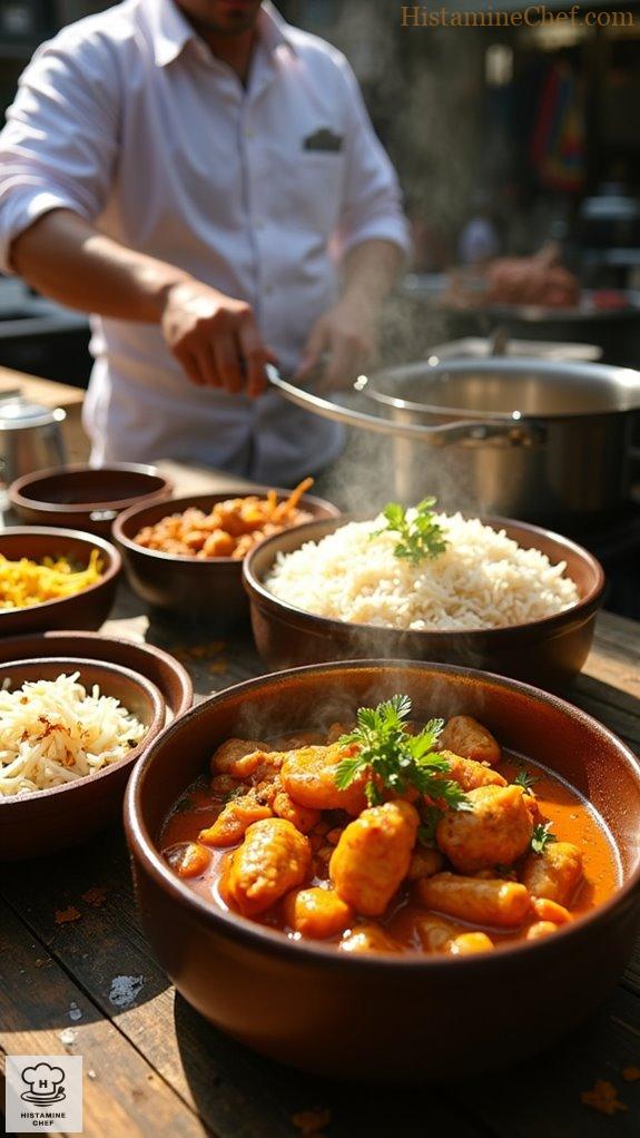 authentic pakistani biryani preparation