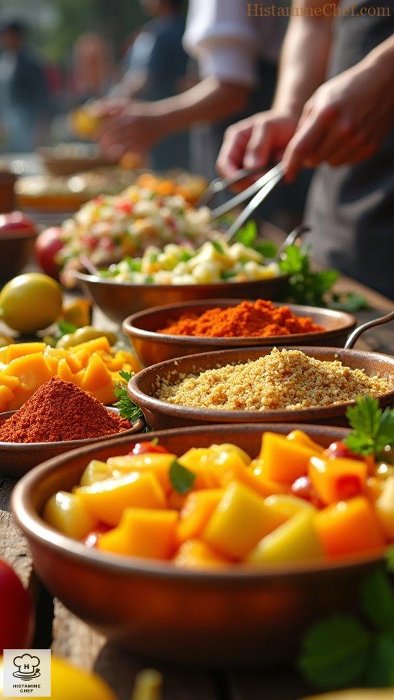 fresh fruit chaat preparation