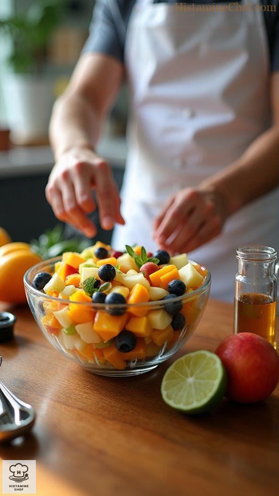 fresh fruit chaat recipe