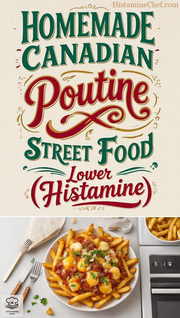 Homemade Canadian Poutine Street Food (Lower Histamine)