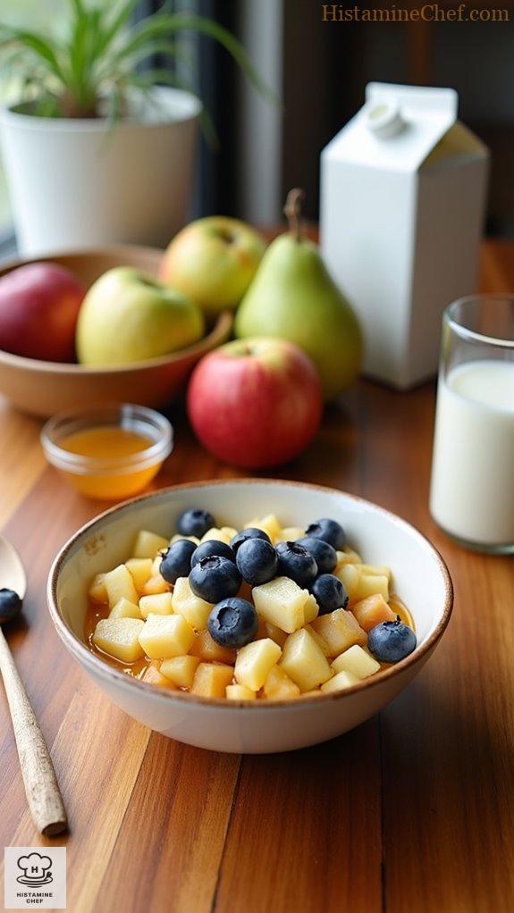 low histamine fruit chaat