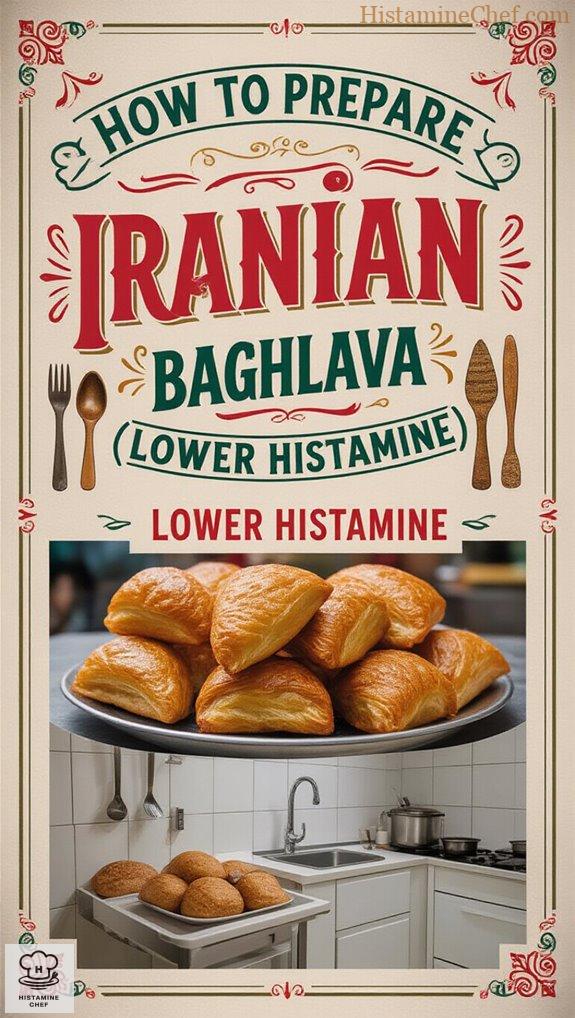 lower histamine baghlava recipe