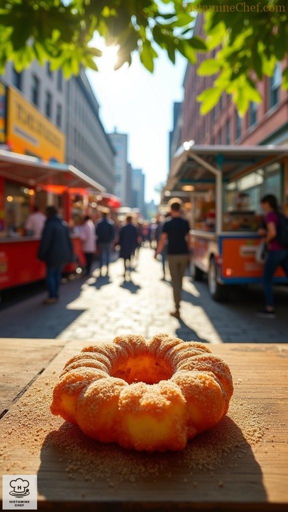 vibrant multicultural street food