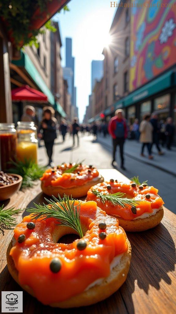 vibrant multicultural street food