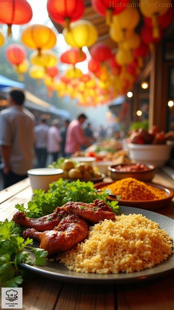 vibrant street food culture